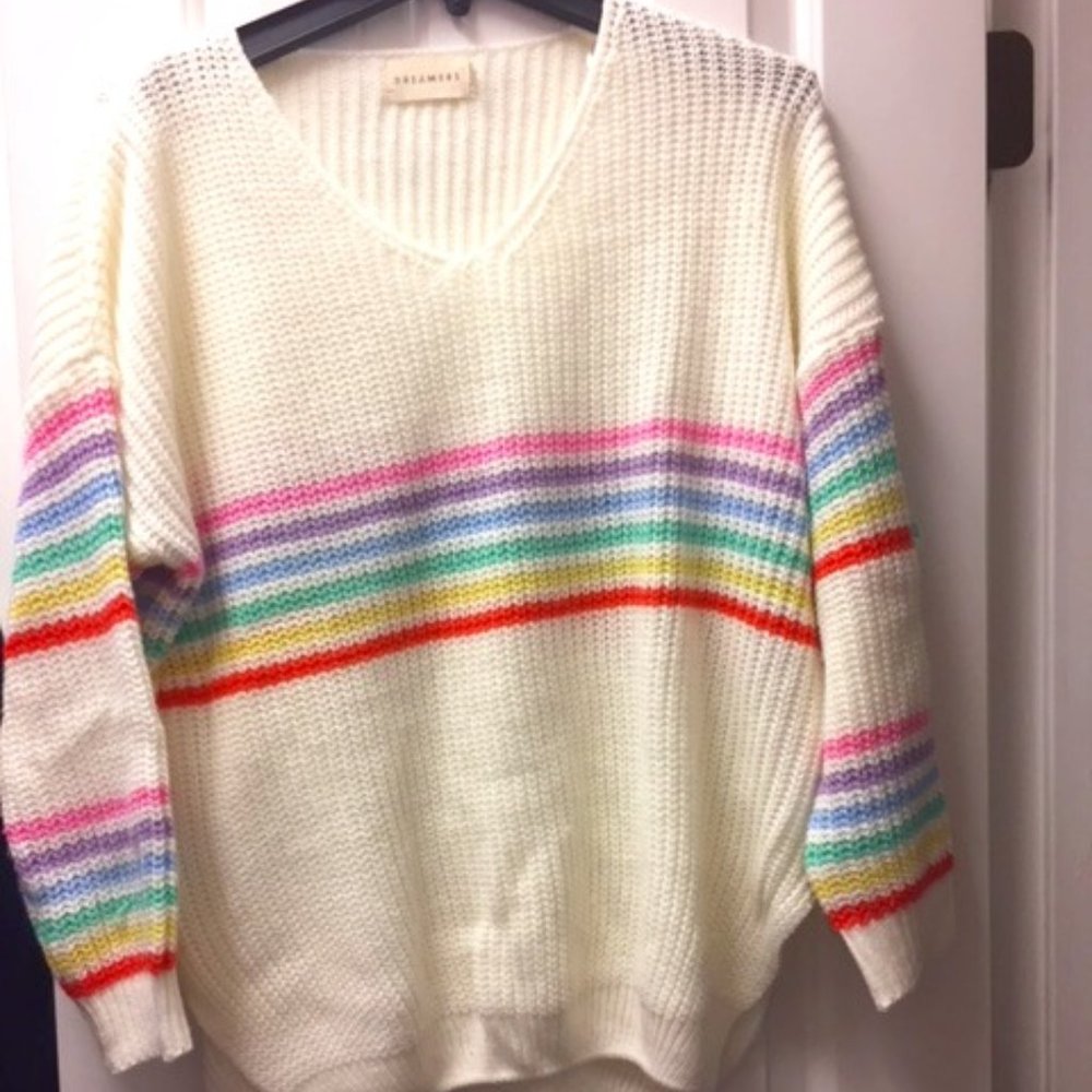 Boutique Rainbow Sweater